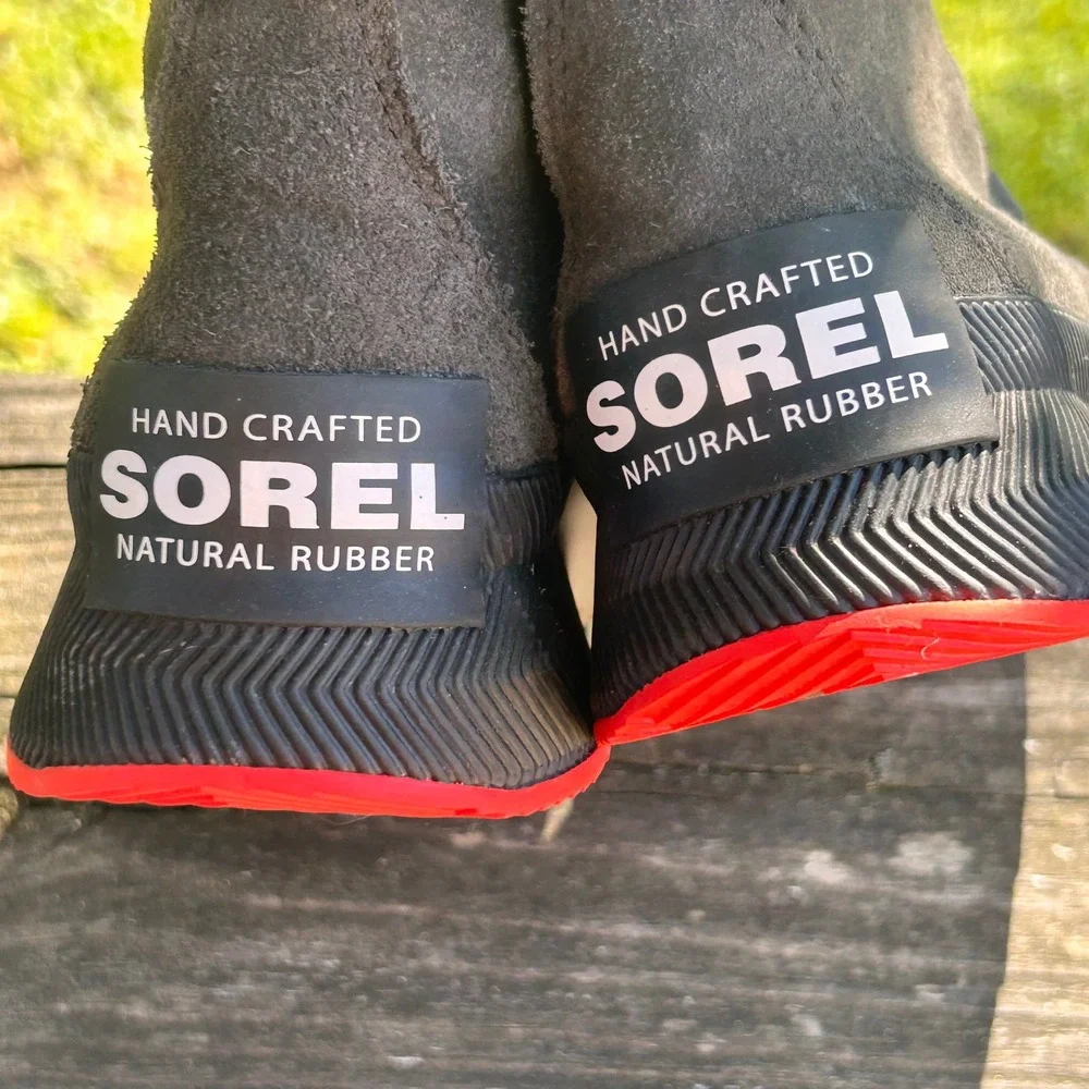 Sorel Out N About Classic Duck Boots Size 2 Quarry Grey Waterproof Gorpcore Chic
